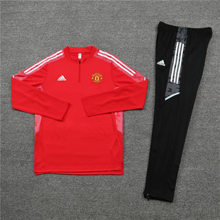 1/4 zip Manchester United Tracksuit 21/22