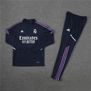 1/4 zip Real Madrid tracksuit 22/23